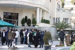 صورة نشرتها الرئاسة الإيرانية تظهر مباني أجهزة صنع القرار داخل منطقة باستور المحصنة وسط طهران 14 يناير الماضي