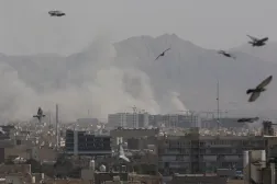 Smoke rises following an explosion, after Israel and the US launched strikes on Iran, in Tehran, Iran, February 28, 2026. Majid Asgaripour/WANA (West Asia News Agency) via REUTERS