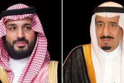 خادم الحرمين الشريفين الملك سلمان بن عبد العزيز وولي العهد الأمير محمد بن سلمان (واس)