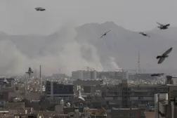Smoke rises following an explosion, after Israel and the U.S. launched strikes on Iran, in Tehran, Iran, February 28, 2026. Majid Asgaripour/WANA (West Asia News Agency) via Reuters