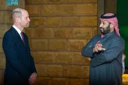 Veliaht Prens Muhammed bin Selman, Prens William ile birlikte Diriyye turuna çıktı