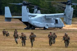 A Marine Expeditionary Unit during training in Okinawa, Japan, last year. (Chang W. Lee/The New York Times) 