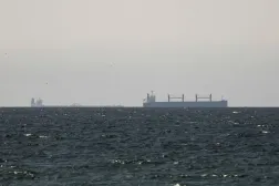 11 Mart 2026'da Hürmüz Boğazı yakınlarında bir kargo gemisi (Reuters)