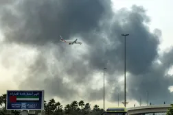 UAE air defenses intercepted 398 ballistic missiles and 15 cruise missiles, along with 1,872 drones (AFP)
