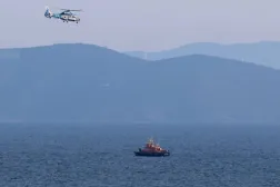 Hellenic coast guard performs SAR operation, following migrant's boat collision with coast guard off the Aegean island of Chios, near Mersinidi, Greece, February 4, 2026. REUTERS