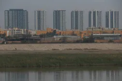 السفارة الأميركية في «المنطقة الخضراء» ببغداد (د.ب.أ)