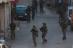 Ramallah’ta İsrail Ordusu devriyesi (Reuters)