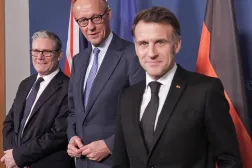 The leaders of Germany, Britain and France are expected to be present. Stefan Rousseau / POOL/AFP