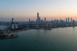 An aerial view shows Kuwait City. (Reuters file)
