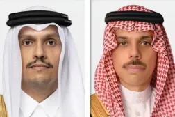 Suudi Arabistan Dışişleri Bakanı Prens Faysal bin Ferhan ve Katar Dışişleri Bakanı Şeyh Muhammed bin Abdurrahman Al Sani (Şarku’l Avsat)
