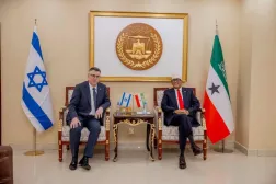 Somaliland Cumhurbaşkanı, İsrail Dışişleri Bakanı'nı kabul etti (Somaliland Cumhurbaşkanlığı'nın Facebook sayfası)