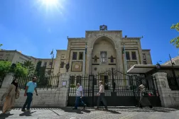 Şam'daki Halk Meclisi binası ilk oturumunu bekliyor (AFP)