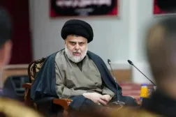 Sadr Hareketi'nin lideri Mukteda el-Sadr (Hareket Medyası)