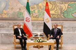 Egyptian President Abdel Fattah el-Sisi during his meeting with his Iranian counterpart in Cairo in December 2024 (Egyptian Presidency)