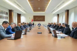Faik Zeydan başkanlığındaki Yüksek Yargı Konseyi toplantısından bir kare (INA)