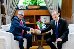 İsrail Cumhurbaşkanı, resmi bir ziyaret kapsamında ayrılıkçı bölgenin liderini kabul etti (X platformundaki "Somaliland" bölgesi Cumhurbaşkanı sayfası)