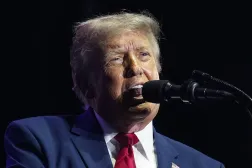 US President Donald Trump speaks at a rally to kick off the 16-day Great American State Fair as part of Washington, DC's celebration of the nation's 250th birthday, on the National Mall in Washington, DC, USA, 24 June 2026. (EPA)