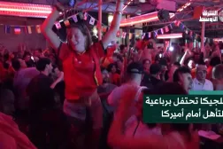 بلجيكا تحتفل برباعية التأهل أمام أميركا