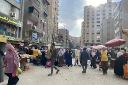  A traditional market in Egypt’s Giza Governorate. (Asharq Al-Awsat) 