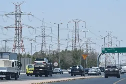 Vehicles drive along a highway on the outskirts of Kuwait City on July 8, 2026. (Photo by AFP) 