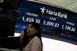 Dünya piyasaları, KOSPI'deki sert düşüşü yakından takip etmişti (Reuters)