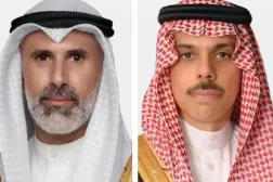 الأمير فيصل بن فرحان والشيخ جراح الصباح (الشرق الأوسط)