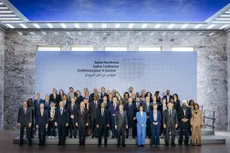 أعضاء الآلية الخماسية الدولية الذين شاركوا في مؤتمر برلين وفي لقاءات أديس أبابا (إكس)