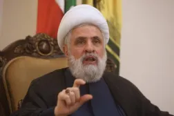 Hezbollah Secretary-General Naim Qassem (file photo- Reuters)