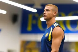 Ronaldo, Al Nassr tesislerindeki spor salonunda çalışıyor. (Al Nassr)