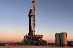An automated oil drilling rig operated by ExxonMobil in Midland, Texas, US, August 17, 2026. REUTERS/Sheila Dang