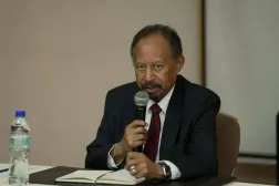 Eski Sudan Başbakanı Abdullah Hamdok, Addis Ababa toplantılarına katılımı sırasında (Ulusal Ümmet Partisi Basın Bürosu)