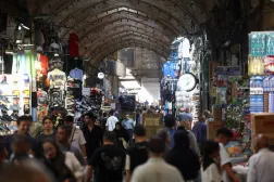 People walk in the Grand Bazaar in Tehran, Iran, August 23, 2026. Majid Asgaripour/WANA (West Asia News Agency) via Reuters