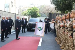 الرئيس عون مترئساً الاحتفال بالعيد الحادي والثمانين للأمن العام (الرئاسة اللبنانية)