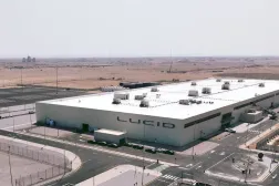 Lucid’in Suudi Arabistan’ın batısındaki yeni fabrikası (Şirketin resmî internet sitesi)