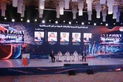 جانب من جلسة «السعودية والشراكات الدولية للأمن والتنمية» (الشرق الأوسط)
