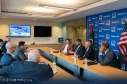 Libya Ulusal Birlik Hükümeti İçişleri Bakanı Trablusi’nin Washington’da ABD’li yetkililerle gerçekleştirdiği görüşmeden, (İçişleri Bakanlığı)