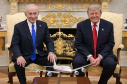 (foto altı) ABD Başkanı Donald Trump ve İsrail Başbakanı Binyamin Netanyahu, 28 Temmuz 2026’da Beyaz Saray’da (AFP)