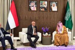 Sudanese Minister of Energy and Petroleum Al-Mutasim Ibrahim meets Saudi Assistant Minister of Energy Mohammed Abdulrahman on the sidelines of the World Petroleum Congress (X)
