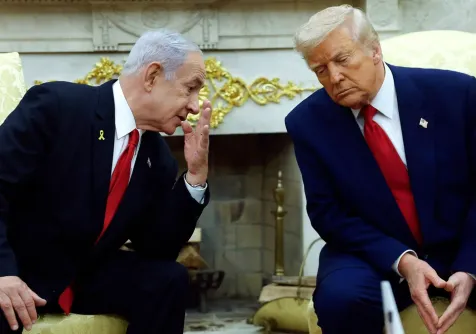 قمة مرتقبة بين ترمب ونتنياهو آخر الشهر تناقش خطة السلام في غزة (أ.ف.ب)