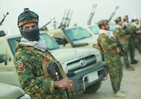 أفراد من «الحشد الشعبي» (أرشيفية - د.ب.أ)
