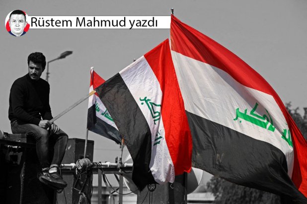 Bağdat'taki Yeşil Bölge yakınlarında bir protesto, 27 Şubat 2023 (AFP)