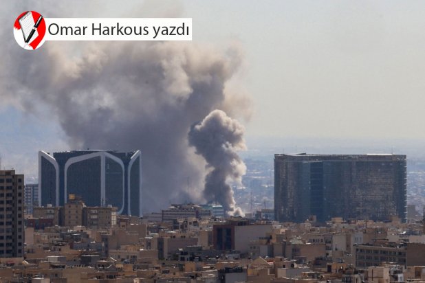 Tahran'da meydana gelen patlamaların ardından yükselen duman, 1 Mart 2026 (AFP)