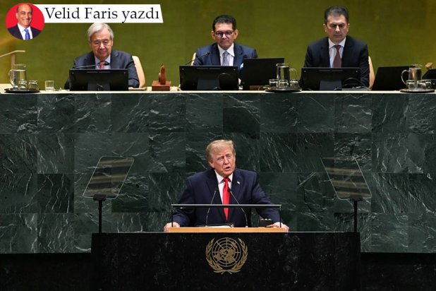 Fotoğraf: Trump, BM Genel Kurulu toplantılarında konuşuyor (AP)