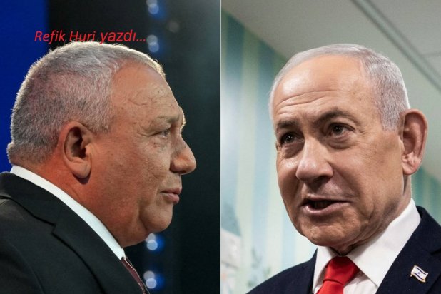 (foto altı) Binyamin Netanyahu ve Gadi Eisenkot (AFP)