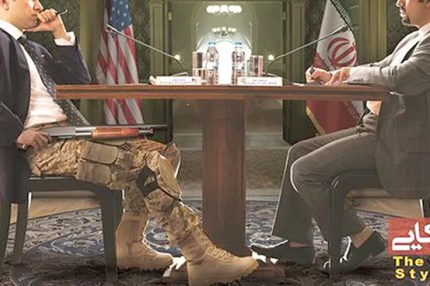 سكان طهران يفاجأون بلوحات إعلانية تنتقد التفاوض مع أميركا