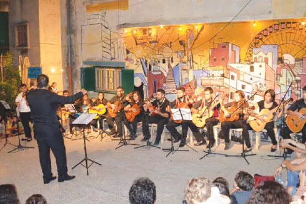 إحدى الحفلات الموسيقية التي نظمها بيت الحرف والإبداع