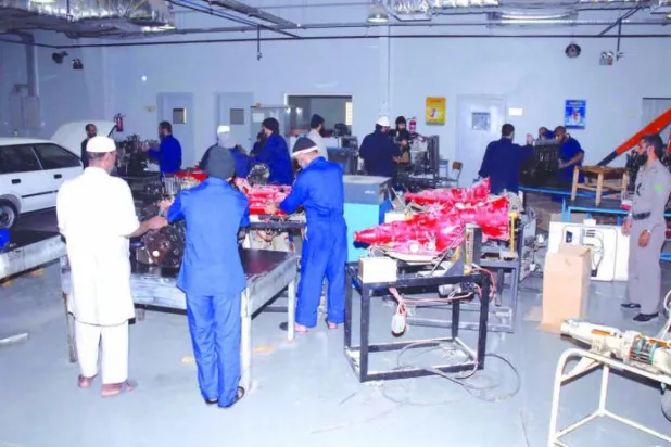 جانب من عمليات تأهيل نزلاء السجون