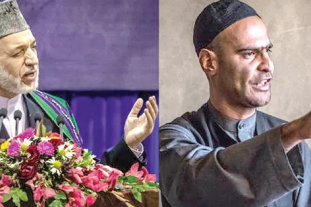 الشهرة وسوء الحظ يترصدان شبيه كرزاي