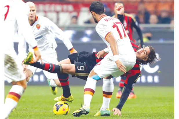 ديربي الميلان وروما ينتهي بالتعادل.. وأليغري «حزين»