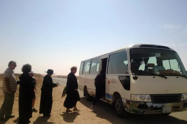 إحدى الرحلات التي استهدفت أجانب للسياحة الداخلية في السعودية 